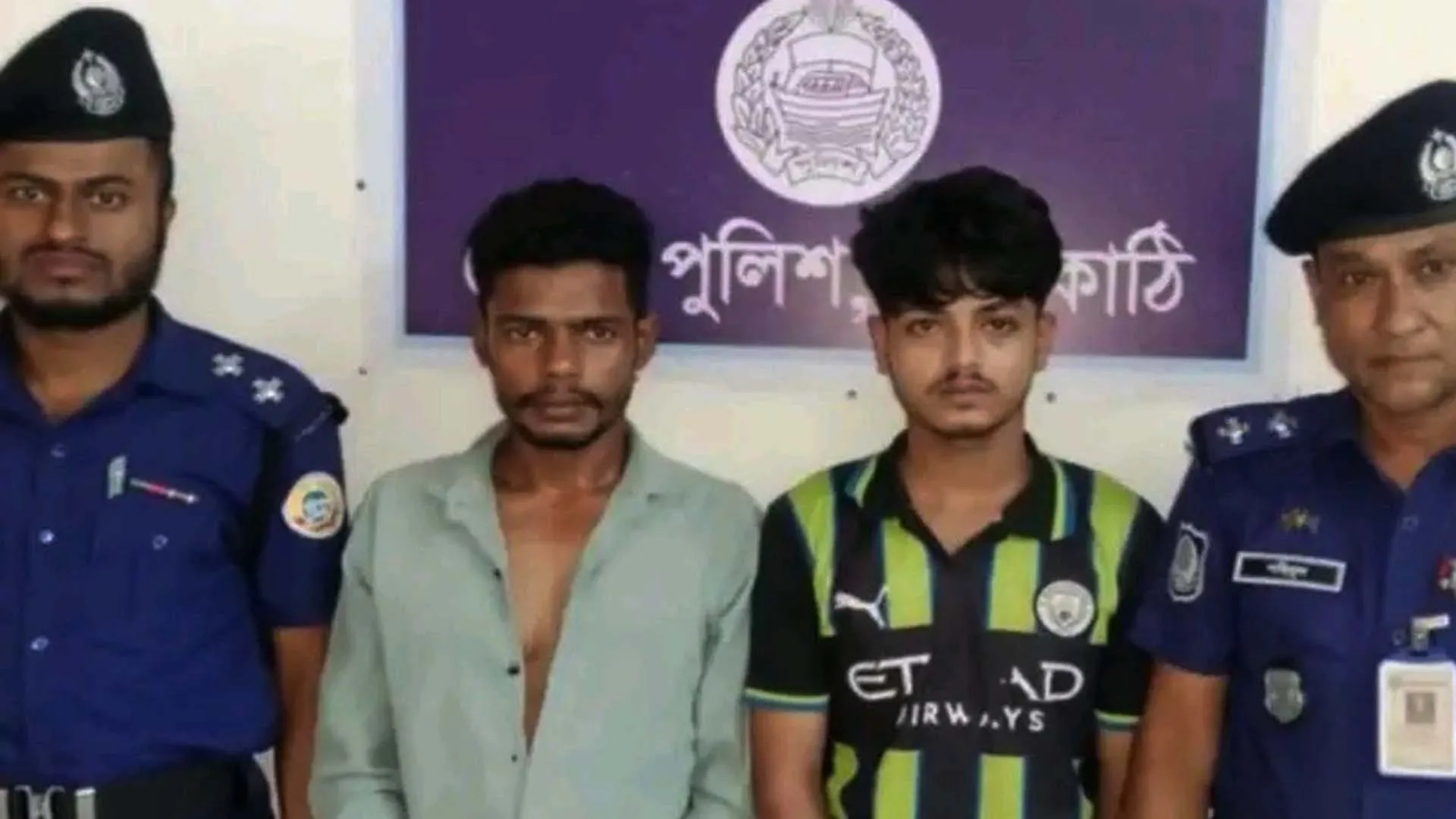 ঝালকাঠির মিলন হত্যা মামলার ২ পলাতক আসামি গ্রেপ্তার